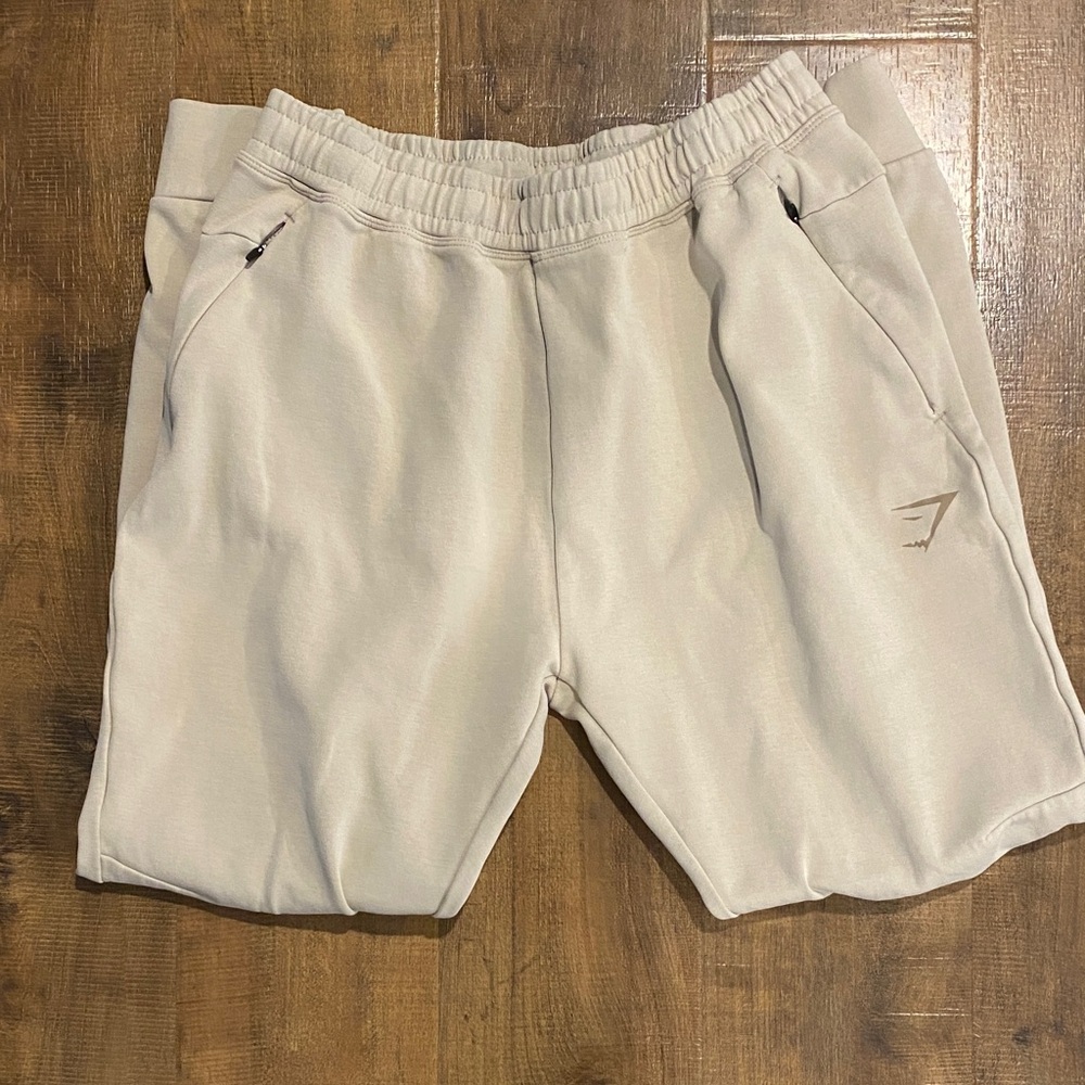 Gymshark Beige Sweat Shorts